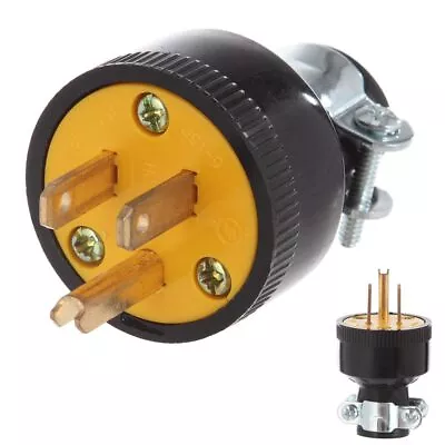 3 Prong Replacement Straight Blade Male Electrical Plug NEMA 5-15P 15A 125V • $9.65