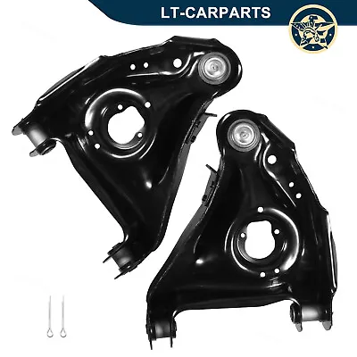 Pair Front Lower Control Arms Black Fit For Chevy Blazer GMC Sonoma • $87.24