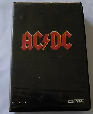 AC/DC Vol. 2 Box Set Cassette 6 Tape Set Albert Productions/EMI TC-ACDC 2 OOP • $340