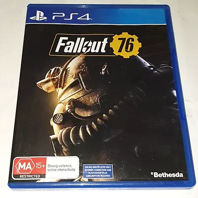 Fallout 76 - Playstation 4 / PS4 Game - Complete With Manual - Free Post • $11.99