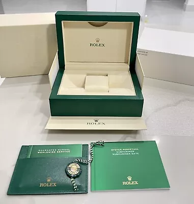 Authentic NEW STYLE ROLEX Watch Box Submariner FULL SET 126610 124060 116610 NEW • $740.19