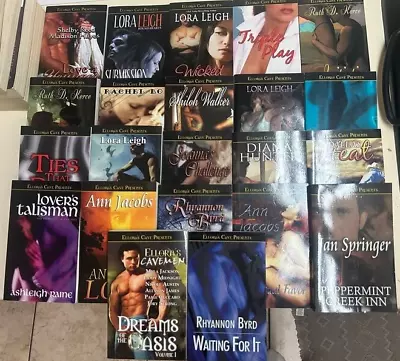 Huge Lot Of 22 Ellora’s Cave/ Siren Publishing Erotica Fantasy Book Lot! • $24.95