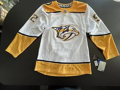 Nashville Predators NHL Jersey White Away/Road Size 42 New With Tags • $109