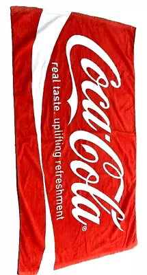 New Coca Cola Coke Towel Real Taste Uplifting Refreshment Collectable Rare Gift  • $39.25