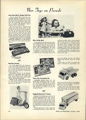 1953 PAPER AD Ideal Toy Co. Miss Curity Doll Banshee Sidewalk Scooter  • $19.99