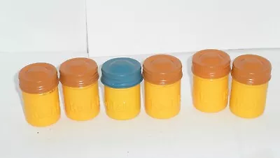 Kodak Yellow Metal Film Canister / Tins. Lot Of 6 • $14.95