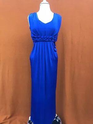 Queenspark  Woman   Sleeveless  Formal Maxi Dress. Royal Blue Colour. Size 8-10 • $69.90