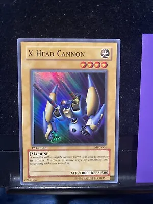 Yugioh X-Head Cannon MFC-004 Super Rare 1st Edition 301💎NM💎 • $16.83