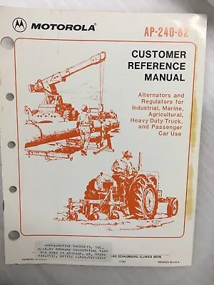 Alternator & Regulator F/ Industrial Marine Agricultural Heavy Duty Truck 1982 • $24