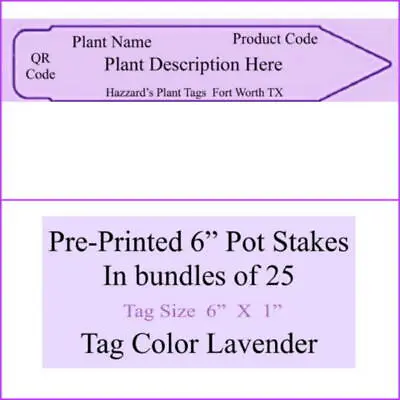 Pepper Marconi Golden    - Printed Plant Tags    { Pk Of 25  } • $4.95