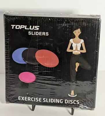 2x Siding Gliding Discs Core Sliders Exercise Strength Stability Abs Gluts Slide • $6