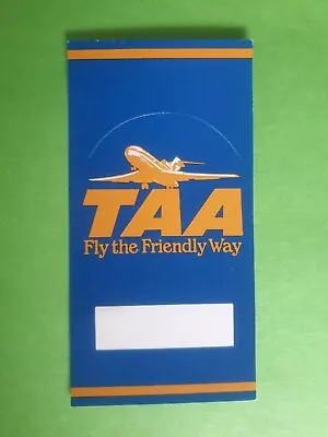 Taa Boarding Pass 1980's    Qantas • $7.72