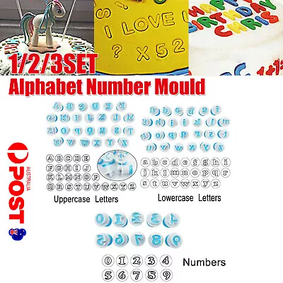 26 Pieces Alphabet Cookie Cutter Letters Fondant Cake Decorating Icing Cutters J • $10.99