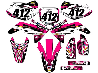 2007-2023 CRF 150 R MAYHEM Pink Senge Graphics Kit Compatible With Honda • $149.99