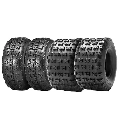 Full Set 4 21X8-9 22X10-10 Sport ATV Tires 4Ply 21X8X9 22X10X10 All Terrain Race • $185.99