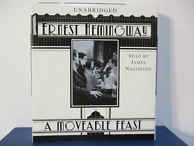 Ernest Hemingway - A Moveable Feast - 5 CD Audiobook - MINT Condition - EB24-2 • $11.95