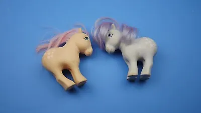 My Little Pony BAIT Peachy And Blossom - MLP G1 - Vintage Hasbro Toys Repair TLC • £12