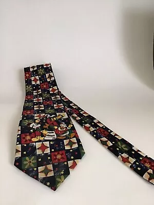 Disney Mickey Mouse & Friends Christmas Men's Tie  • $8.99