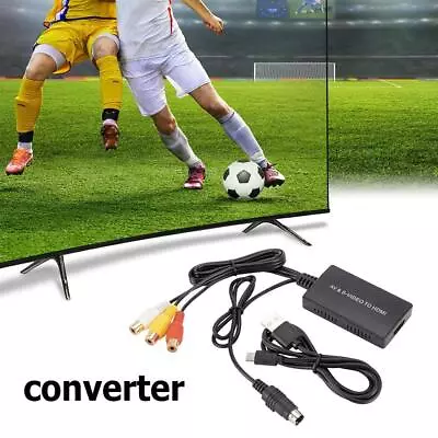 £9.59 • Buy RCA AV S-Video To HDMI-compatible Converter Audio Video Adapter For DVD HDTV STB