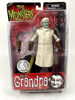 The Munsters Hot Rod Grandpa Action Figure Factory Sealed Diamond Select 2013 • $36.99