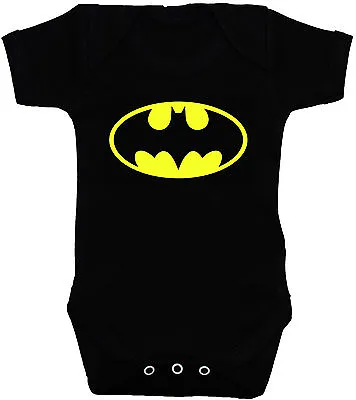 £9.49 • Buy Baby Grow Bodysuit Romper T-Shirt Vest Newborn-24M Boys Girls Gift Bat Superhero