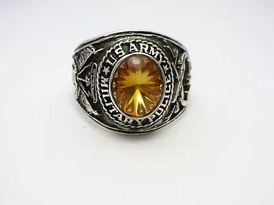 SILVER 925 RING  MILITARY POLICE RING  MP RING  USMP   US Size 12 • $65.45