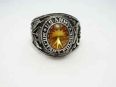 SILVER 925 RING  MILITARY POLICE RING  MP RING  USMP   US Size 8.5 • $79.20