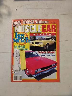 MUSCLE CAR REVIEW Magazine-JANUARY1988 • $4.76