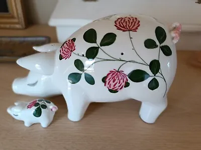 £200 • Buy Vintage Large Wemyss Bovey Plichta Standing Pig With Flowering Clover