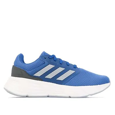 Men's Trainers Adidas Galaxy 6 Lace Up Activewear Running Shoes In Blue • £34.99