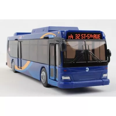 Daron 2020 MTA New York City Bus 11 Inch Single Bus New Blue Livery RT8522 • $32