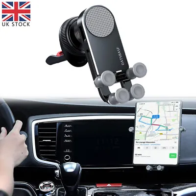 Car Phone Holder For IPhone Samsung Z Fold 3 Tablet IPad Gravity Stand Portable • £15.99