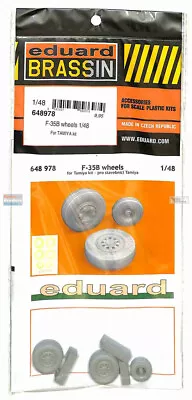 EDU648978 1:48 Eduard Brassin - F-35B Lightning II Wheels (TAM Kit) • $14.89