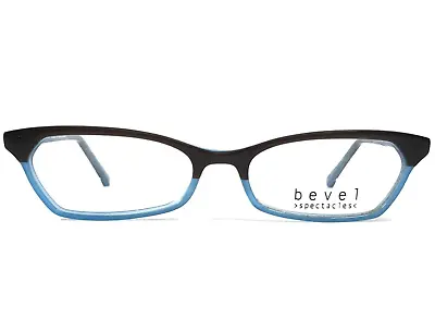 Bevel Petite Eyeglasses Frames 3552 DEFECTIVE EXCHANGE COL.BLB Blue 49-16-135 • $119.99