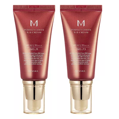 MISSHA M Perfect Cover Blemish Balm BB Cream SPF42 PA+++ 1.69 Fl.oz. (50㎖) • $14.33