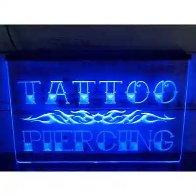 Acrylic 3D Tattoo Piercing Miami Ink LED Sign • $44.95