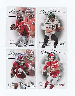 2023 Panini Prestige Football (BUY 4 GET 2) You Pick -Complete Your Set  201-400 • $1.49