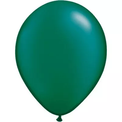 Qualatex 11  Pearlized Emerald Green Balloons (100ct) • $23.49