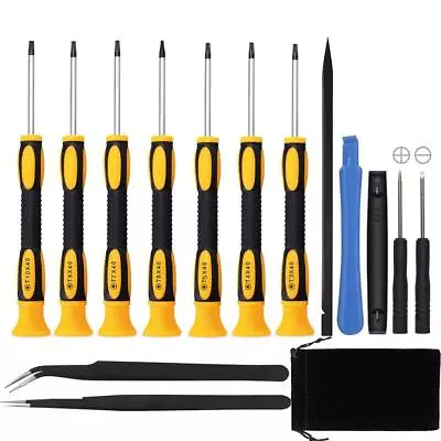 15 In 1 Torx Screwdriver Set With T3 T4 T5 T6 T8 T10 Torx Screwdriver • $13.79