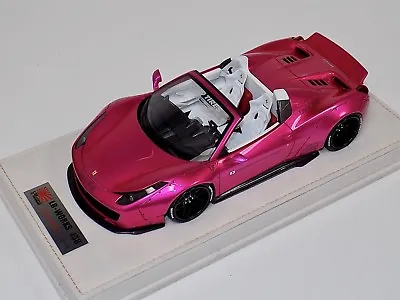 1/18 Ferrari 458 Spider Liberty Walk LB Performance Flash Pink #01/35 N BBR / MR • $399.95