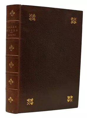 1838 THOMAS MOORE Poetry LALLA ROOKH Oriental Romance FINE ZAEHNSDORF BINDING • $308.29