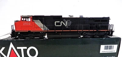 $145 • Buy HO Kato 37-1201 Canadian National GE C44-9W “Dash” 9” CAB 2502 Fitted With DCC