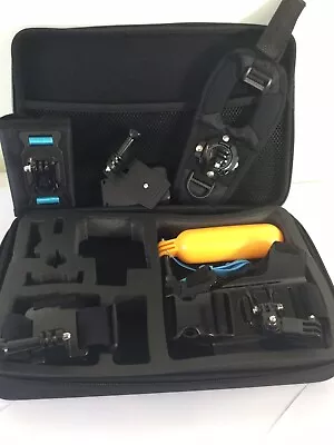 Accessories Kit Pack For GoPro & Action Cameras Universal Case Chest Head Mount  • $45