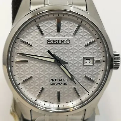 SEIKO PRESAGE Prestige SARX075 White Mechanical Automatic Men's Watch New In Box • $730