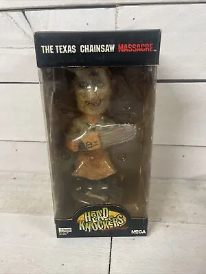 Vtg  Neca Texas Chainsaw Massacre Leatherface Head Knockers Bobble Head Horror • $65.99