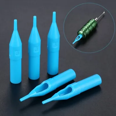 $6.87 • Buy 25x Blue Disposable Sterile Tattoo Nozzle Tip 3RL-11RL Tattoo Body Art Supplies