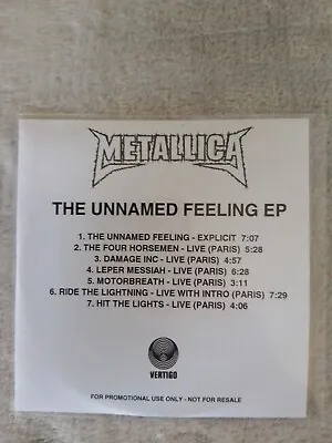 Metallica - The Unnamed Feeling 7 Track Promo CD EP • £20