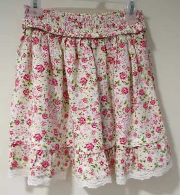 NWT Matilda Jane Enchanted Garden Budding Florals Skirt Girl's Size 14 • $17.49