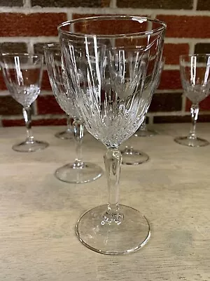 Vintage Stemware Crustal D' Arques Luminarc Wine Glasses France Set Of 8 • $30