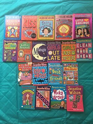 Jacqueline Wilson Book Bundle Hardback/ Paperback KISS Is Signed By The Author • £18